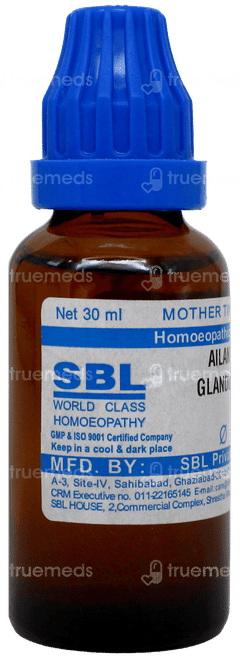 Sbl Ailanthus Glandulosus Q Mother Tincture 30ml
